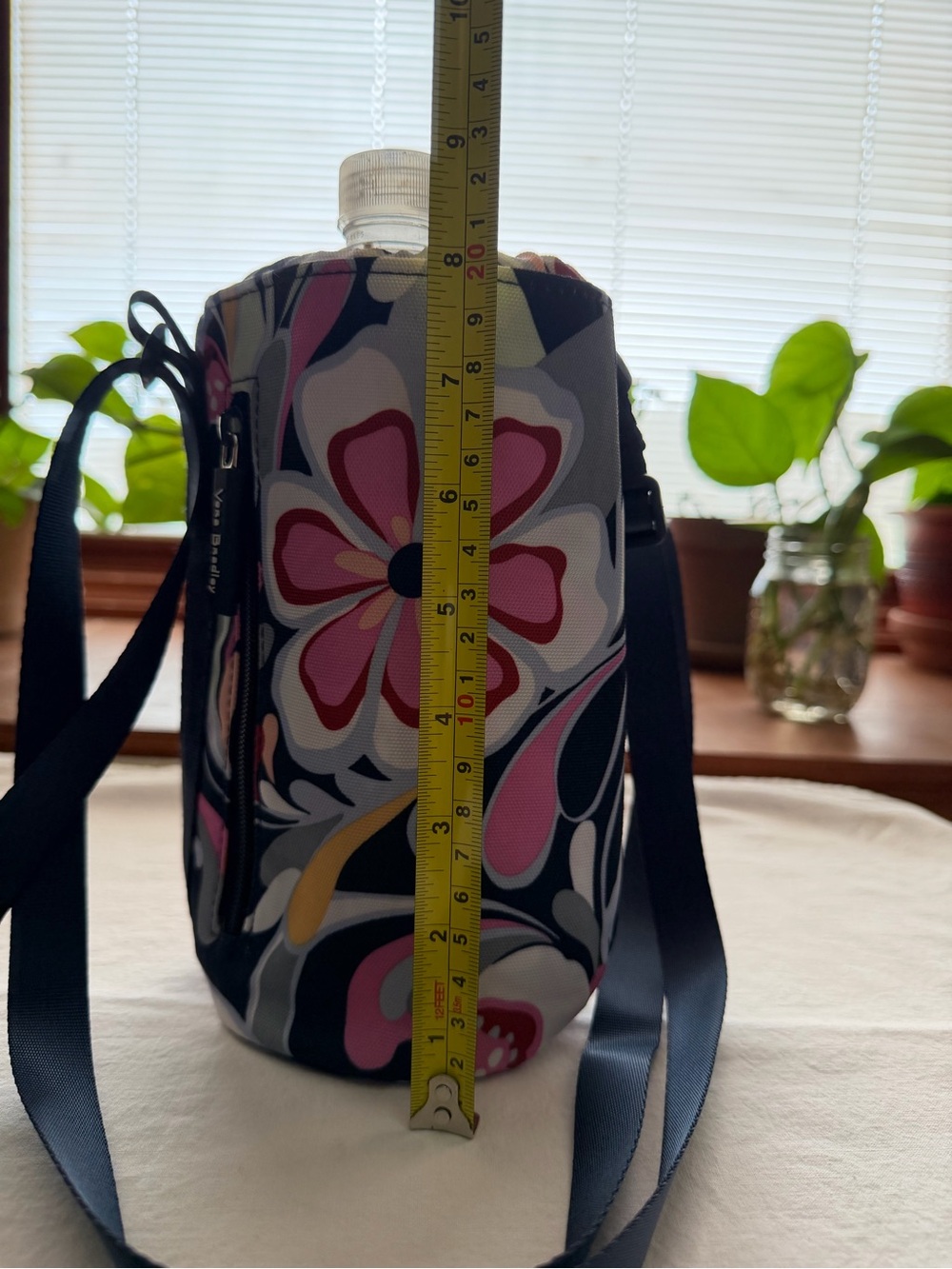Vera Bradley Pink Floral Crossbody Bottle Holder - Picture 4 of 6
